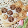 市販のクッキーにくまちゃんデコ✎ღ
