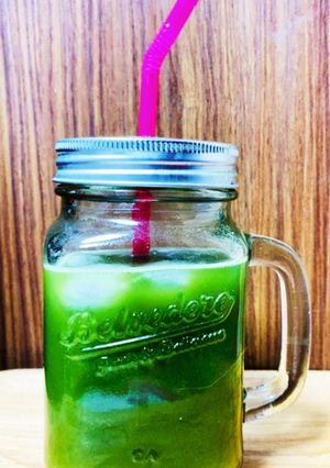 青汁の緑茶割り♪-レシピのメイン写真