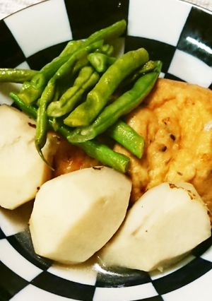 がんもどきと里芋の煮もの-レシピのメイン写真