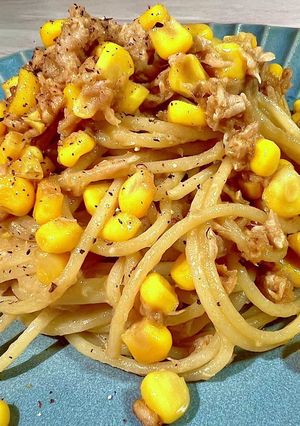 ツナコーンパスタ-レシピのメイン写真