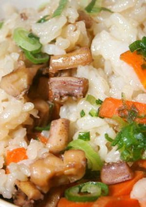 固いするめが変身！　するめの炊き込みご飯-レシピのメイン写真