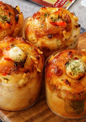 揚げ玉カリカリ！出汁香るたこ焼き風パン-レシピのメイン写真