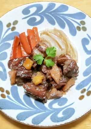 豚バラ肉とドライフルーツの角煮-レシピのメイン写真