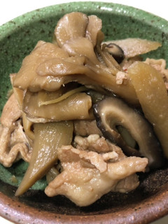 豚肉ごぼうきのこのしぐれ煮☆-レシピのメイン写真