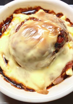 ハンバーグマカロニポテトグラタン-レシピのメイン写真