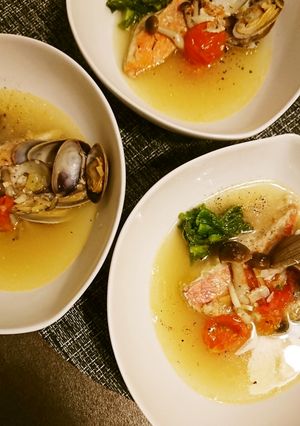 金目鯛とアサリのスープ-レシピのメイン写真