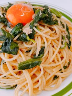 ほうれんそうとツナの和風パスタ-レシピのメイン写真