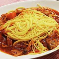 รูปของ おいしいミネストローネ風スープスパゲティ