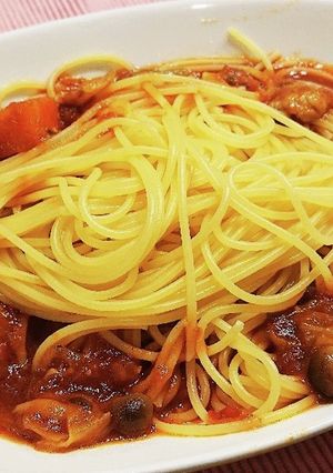 おいしいミネストローネ風スープスパゲティ-レシピのメイン写真