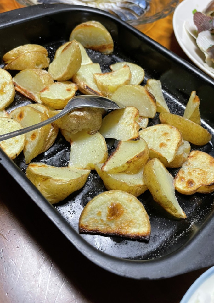 魚焼きグリルで★超簡単★グリルパンポテト-レシピのメイン写真
