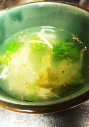 火を使わない！レタスと長芋の即席スープ-レシピのメイン写真