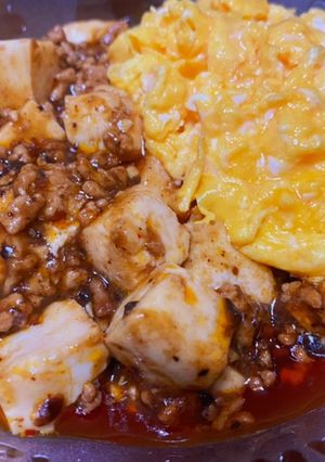 簡単！ふわふわたまごの麻婆豆腐！-レシピのメイン写真