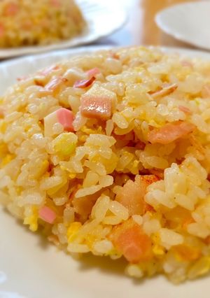 パパッと♫ベーコンとハムのチャーハン-レシピのメイン写真