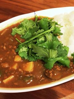 時短!お野菜たっぷり!ひき肉カレー-レシピのメイン写真