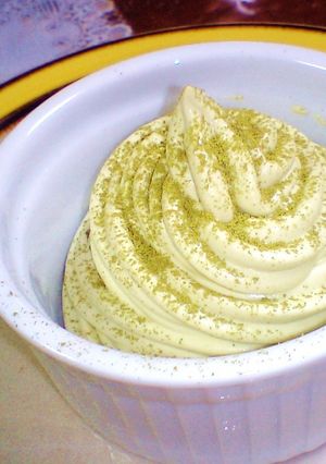 簡単！！抹茶ムースふわふわタイプ-レシピのメイン写真