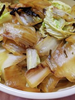 白菜の塩昆布炒め-レシピのメイン写真
