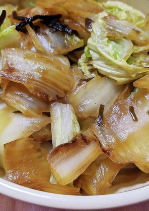 白菜の塩昆布炒め-レシピのメイン写真