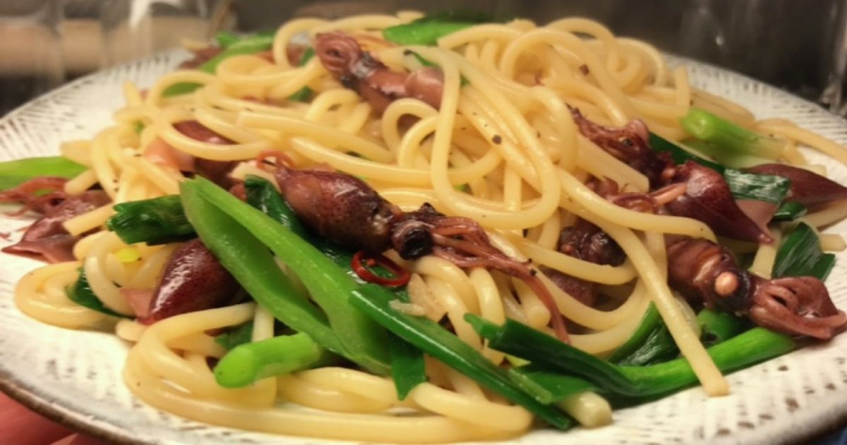 青ネギの和風パスタ by みたこぞう 【クックパッド】 簡単おいしい