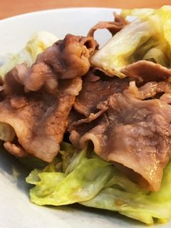 豚肉とキャベツのオイスターソース生姜炒め-レシピのメイン写真