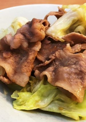 豚肉とキャベツのオイスターソース生姜炒め-レシピのメイン写真
