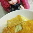 リカちゃん♡ビッグカツキャベ玉とじ