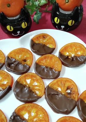 タンカンでオランジェット。つやつやです-レシピのメイン写真