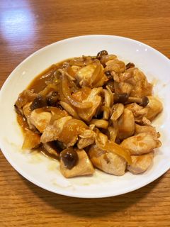 鶏肉としめじのオイスター炒め-レシピのメイン写真