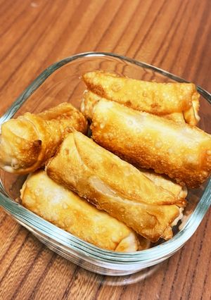 ハムチーズ　餃子の皮巻き-レシピのメイン写真