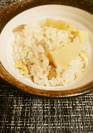 竹の子ご飯-レシピのメイン写真