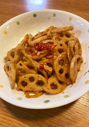 シャキシャキ！れんこんのきんぴら-レシピのメイン写真
