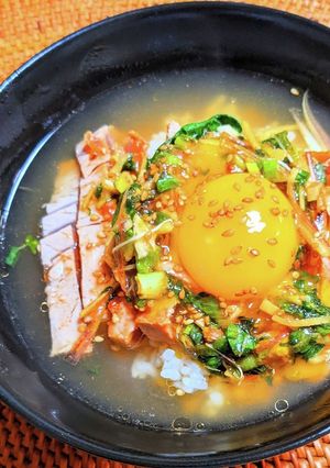 まぐろユッケ出汁茶漬-レシピのメイン写真