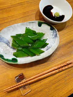 茎わかめのさしみ-レシピのメイン写真