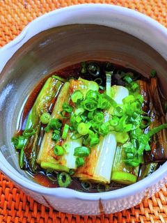 焼き長ネギのポン酢びたし-レシピのメイン写真