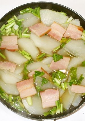 かぶベーコン煮♪簡単胃冷やさない漢方薬膳-レシピのメイン写真