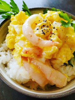 とろたま♪紅エビ丼-レシピのメイン写真
