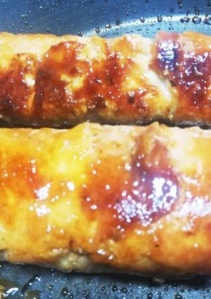 ばあばァの豆苗で豚肉の太巻き！ゆりさん風-レシピのメイン写真