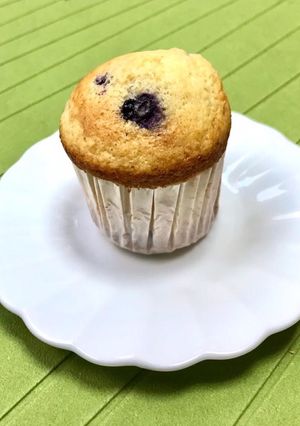 油脂類を使わないブルーベリーマフィン-レシピのメイン写真