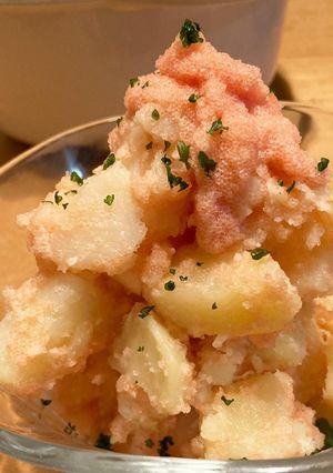 じゃがバター☆たらこマヨ　ガーリック風味-レシピのメイン写真