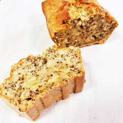 รูปของ 砂糖不使用、紅茶とりんごのパウンドケーキ