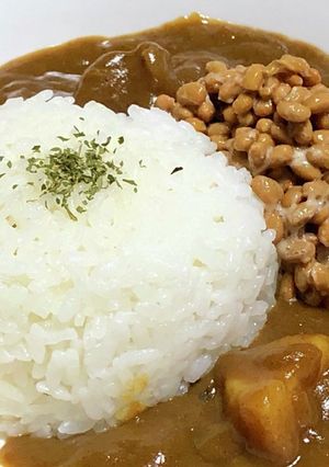 納豆カレー-レシピのメイン写真