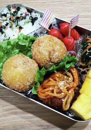 中学生お弁当 2022/2/21 記録用-レシピのメイン写真