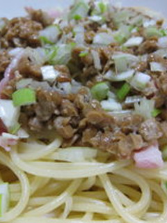 納豆パスタ-レシピのメイン写真