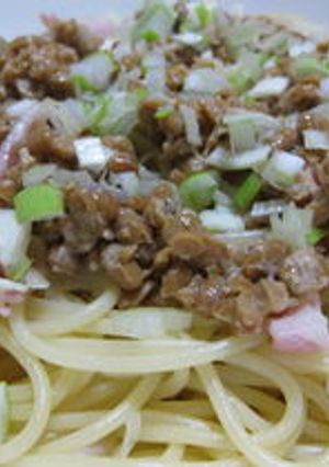 納豆パスタ-レシピのメイン写真