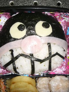 キャラ弁 バイキンマン-レシピのメイン写真