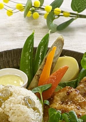 18.春の茹で野菜ヨーグルトソース-レシピのメイン写真