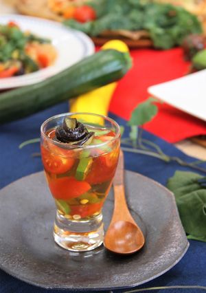 季節の野菜のゼリー-レシピのメイン写真