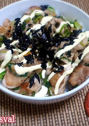 ポン酢で仕上げるサッパリ鶏マヨネギ丼-レシピのメイン写真