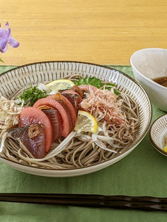 97.漬けカツオの冷やしそば-レシピのメイン写真