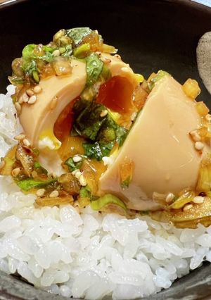 【濃厚】麻薬たまごのせご飯-レシピのメイン写真