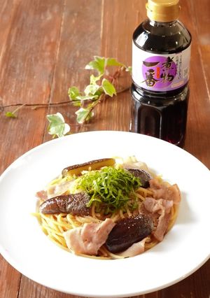 なすと豚肉のパスタ-レシピのメイン写真